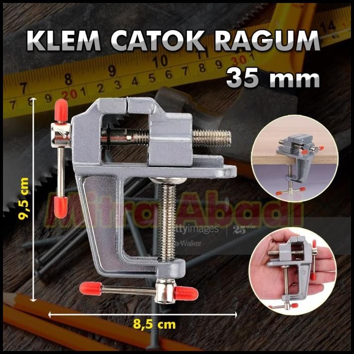 Klem Catok Ragum / Catok Meja / Ragum Clamp Vise Bench / Table Vice