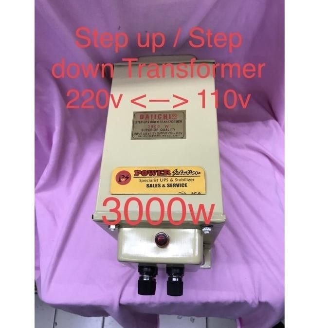 STEP UP & DOWN 220V / 110V TRANSFORMER DAIICHI 3000Watt [ CHETKI ]