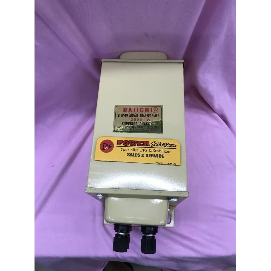 STEP UP STEP DOWN DAIICHI 2500W 220 ke 110V Atau 110V ke 220V [ CHETKI ]
