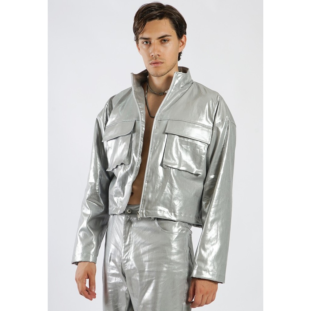 OCWA SODA SILVER CROP JACKET