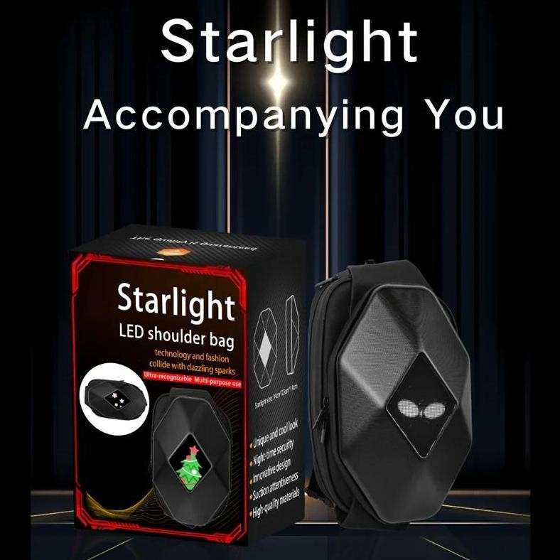 Layar tampilan LED Tas Sepeda Motor Perlengkapan Moto Bagasi Bahu Multifungsi Kapasitas Tinggi