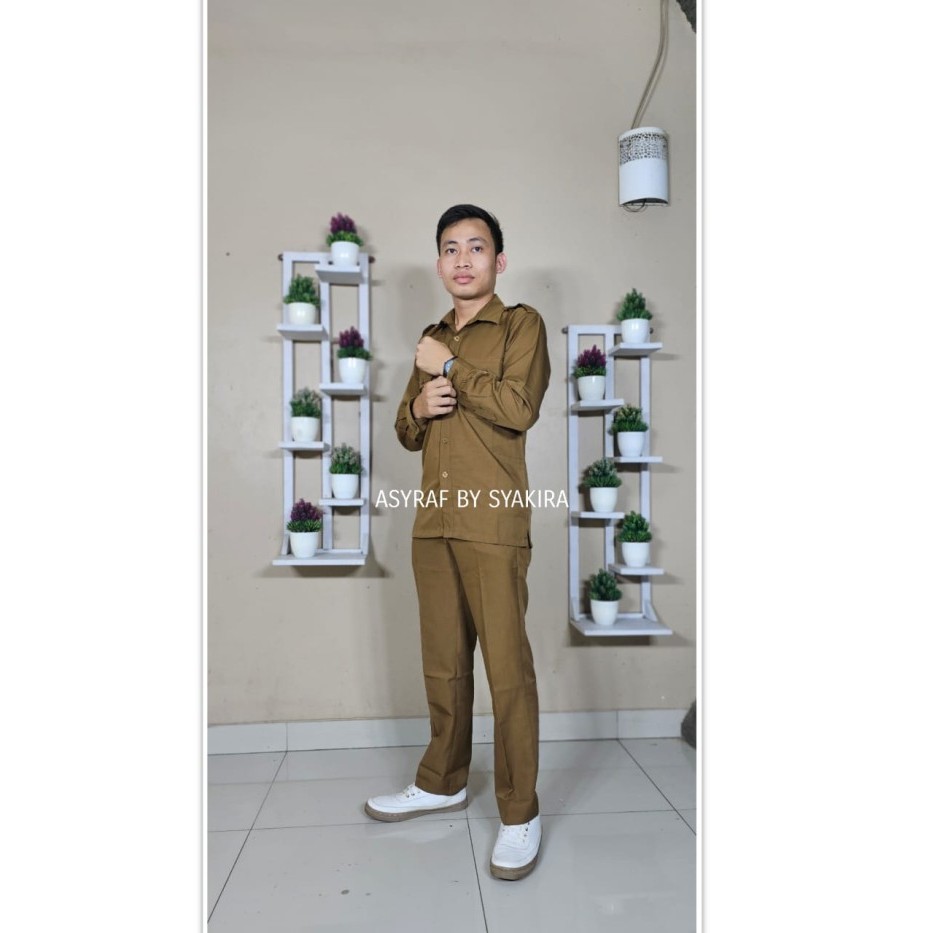 Seragam kerja pns pria,seragam kerja pdh pria pns,kemeja seragam kerja