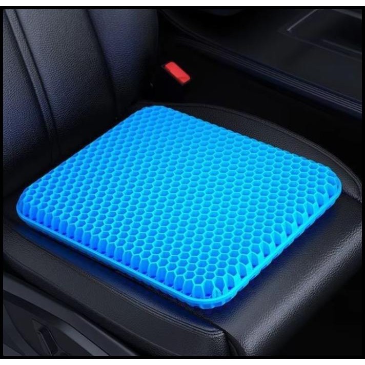 Bantal Alas Duduk Kursi Mobil Lantai Silikon Gel Dingin Anti Panas Super Empuk Nyaman Serbaguna