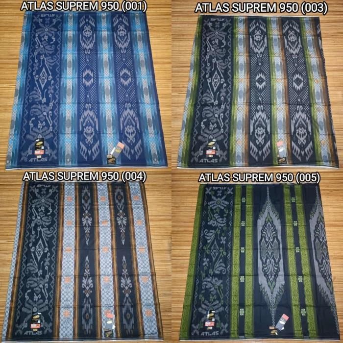 Sarung Atlas Super Premium 950/955 Gold Original Motif Bhs Terlaris 100 % Original
