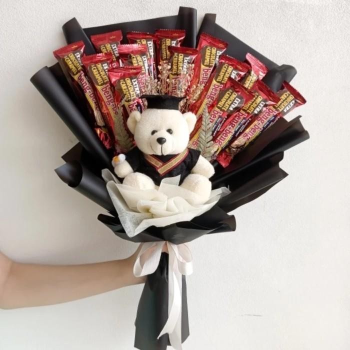 

Bouquet Snack / Snack Boneka Wisuda Hadiah Graduation New 100 % Original