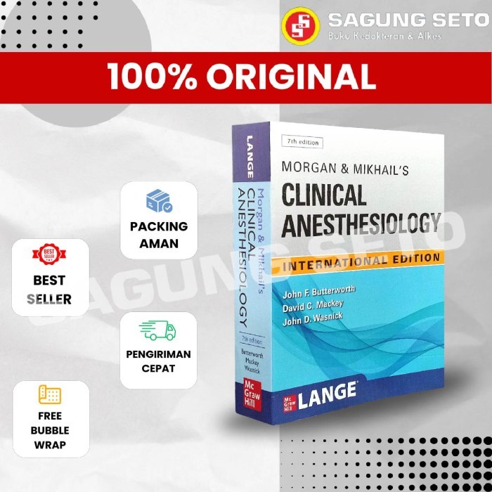 MORGAN AND MIKHAILS CLINICAL ANESTHESIOLOGY 7ED -BUTTERWORTH/ANESTESI
