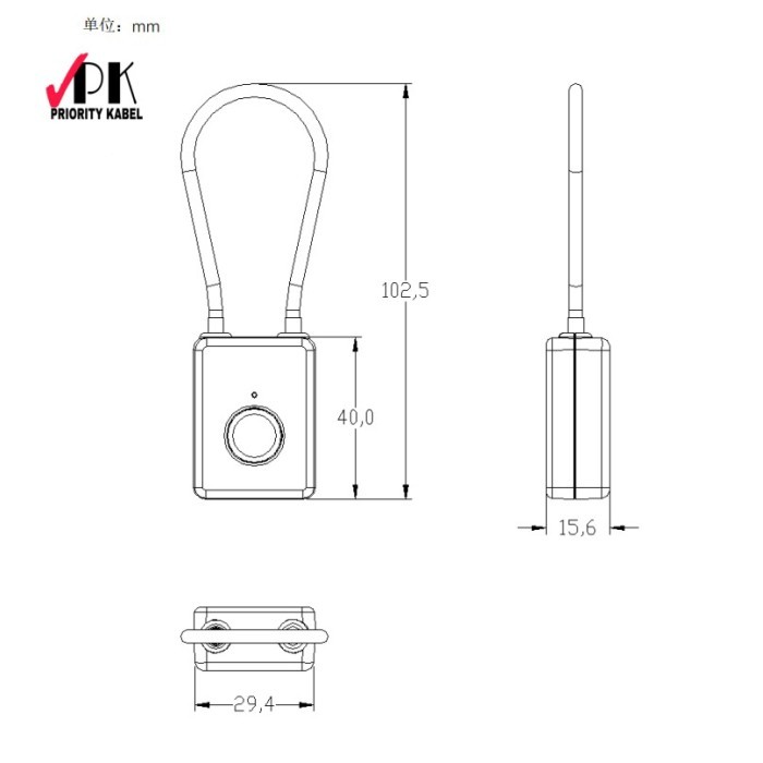 Exclusive Gembok Sidik Jari Pintar Serbaguna Lucu Smart Fingerprint Padlock Sg-100 Daily Use