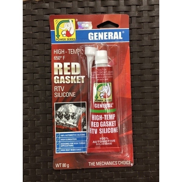 

LEM DEXTONE - RED SILICONE SEALENT 80 GRAM - LEM GASKET HIGH TEMP Lem RED Sealant Tube / LEM DEXTONE