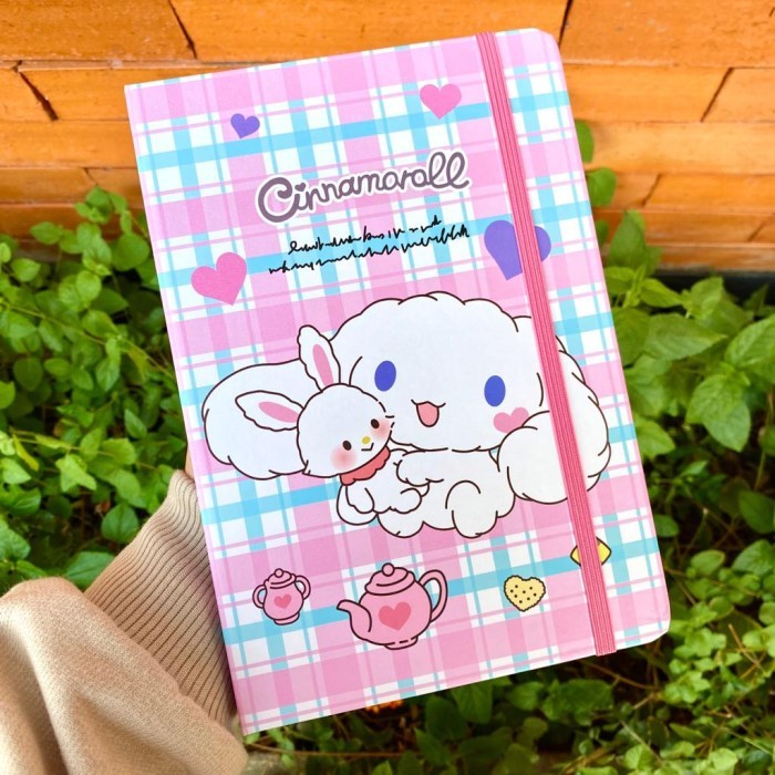 

Notebook Tali Sanrio Buku Tulis A5 Diary My Melody Kuromi Cinamoroll