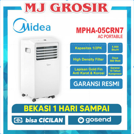 AC MIDEA MPHA 05 CRN7 1/2 PK LOW WATT AC PORTABLE