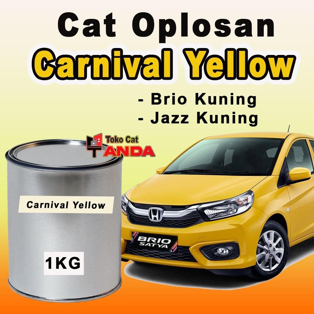 Cat Brio Kuning - Jazz Kuning - Carnival Yellow - Cat Oplosan - Cat Duco