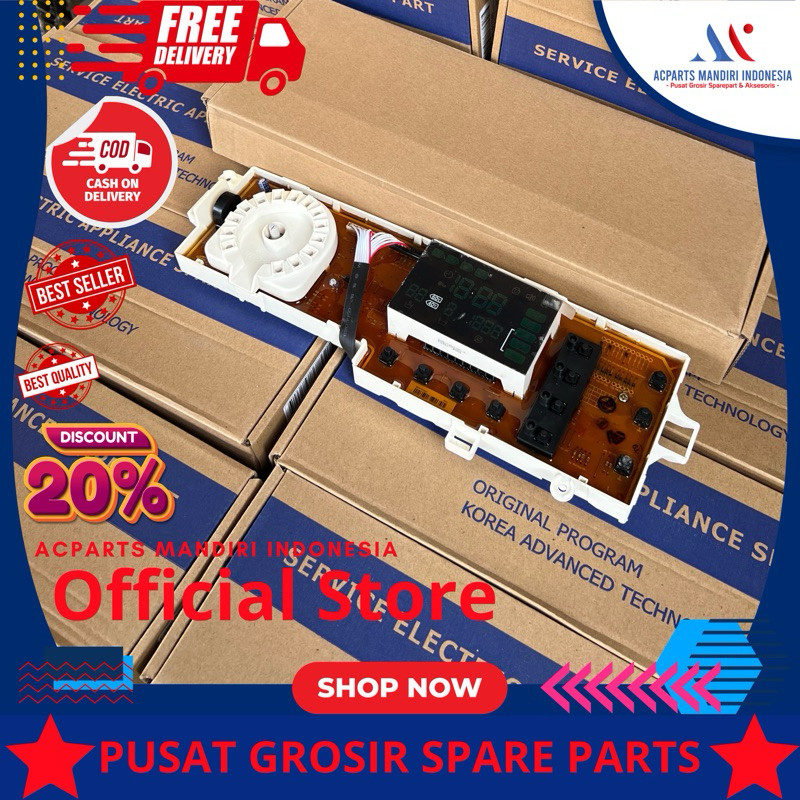 SAMSUNG WW75H5200EW, Modul pcb mesin cuci Front Loading