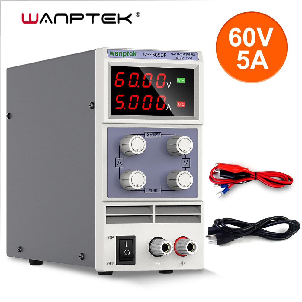 Laboratory Stabilizer DC Power Supply Adjustab 60V 5A