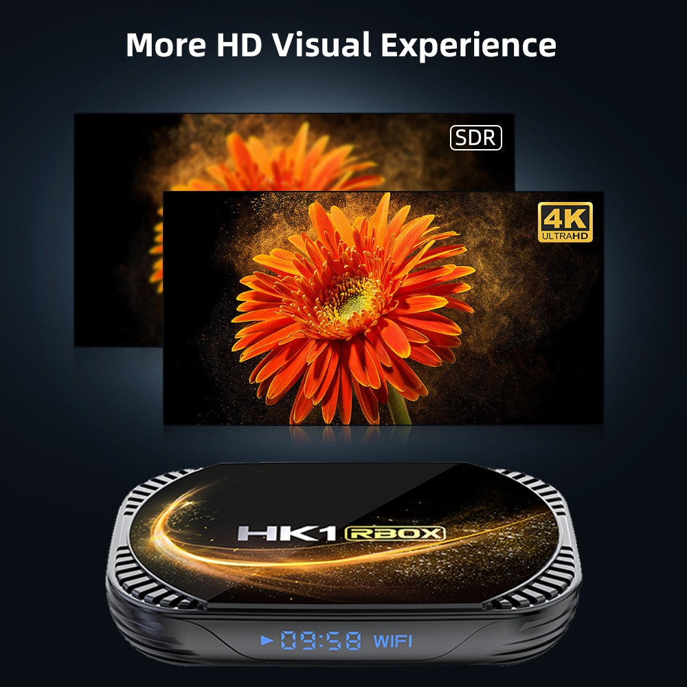 HK1 RBOX X4S - Android 11 Smart Android TV Box 8K - TV BOX dari HK1