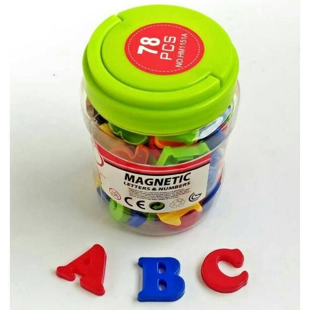 

Magnetic Letters n Numbers Isi 78 Pcs ( HM1152A )