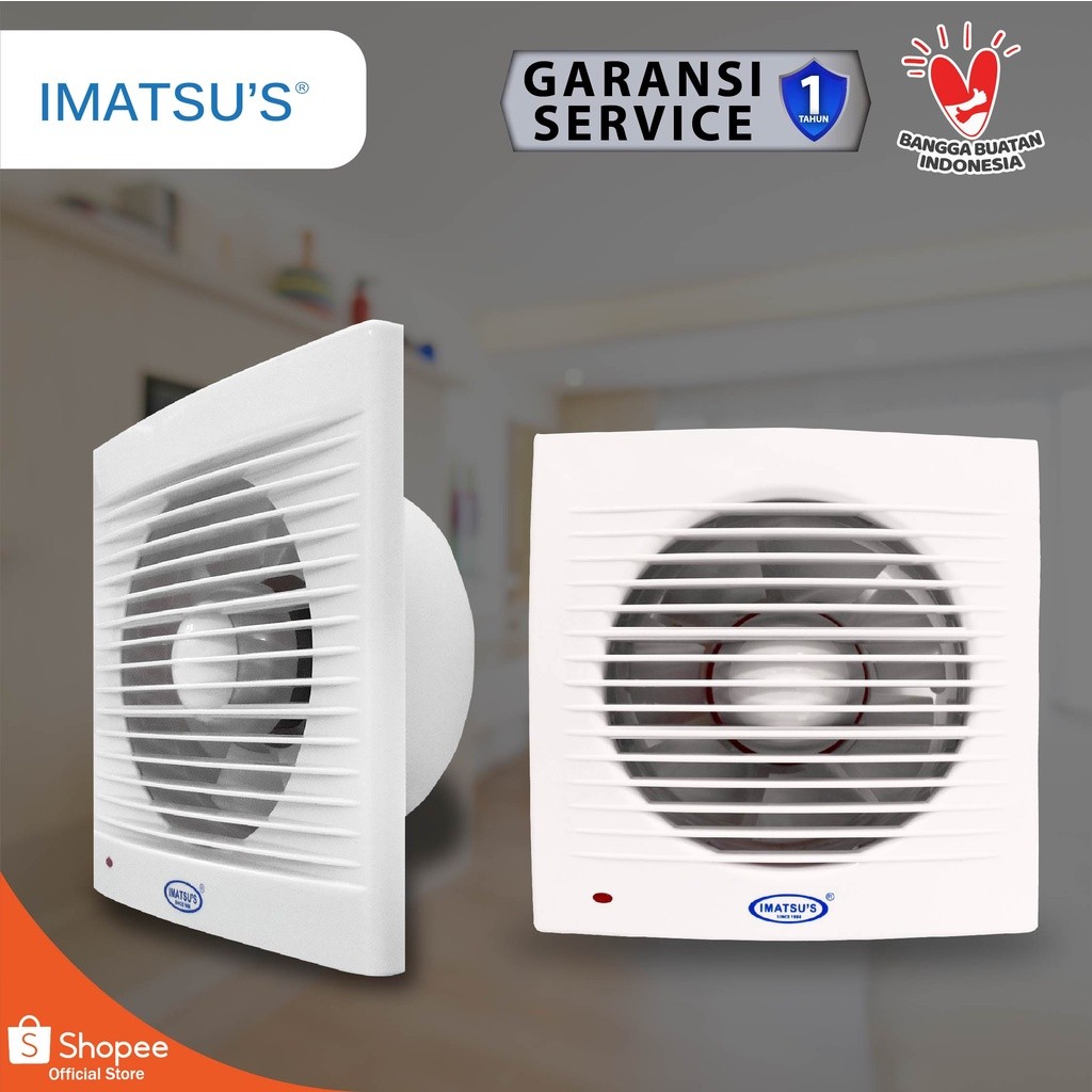 KIPAS PLAFON/ EXHAUST PLAFON/Exhaust Fan Dinding 6 Inch Exhaust Toilet Kamar Exhaust Tidak Berisik