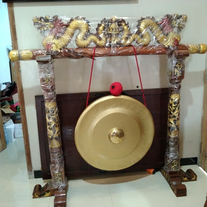 GONG PERESMIAN MOTIF NAGA DIAMETER 80 CM