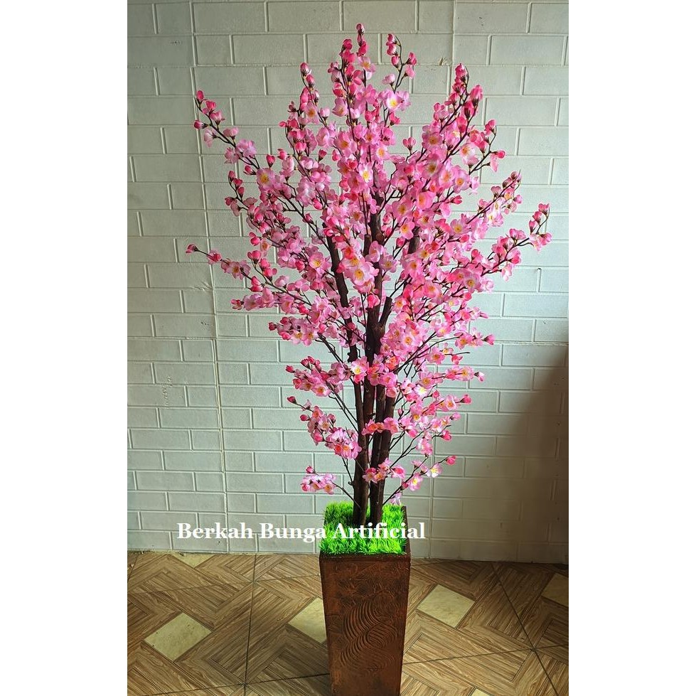 TERMURAH Pohon hias bunga sakura/bunga sakura/bunga hias plastik
