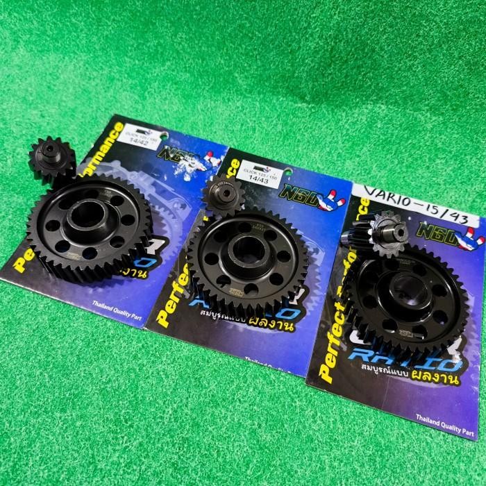 Gear Rasio Ngo Racing Gigi Rasio Buat Vario 125 / Vario 150 / Pcx Cbu Terlaris 100 % Original