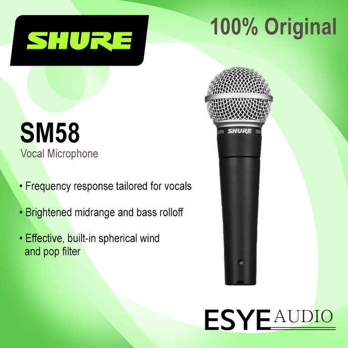 Mic kabel SHURE SM58 (100% ORI)