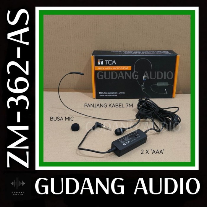 Mic Toa Microphone ZM-362 ZM 362 mikrofon leher