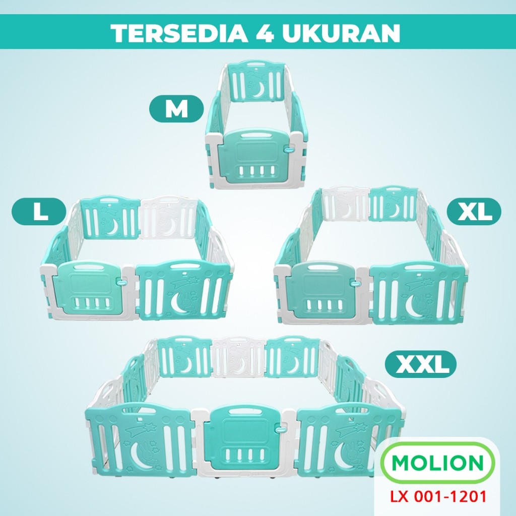 Pagar Anak Pagar Bayi Pagar Mainan Anak Bayi Baby Fence Lengkap Dan Kokoh 001-1201 Pasti Diskon