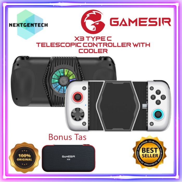 Gamesir X3 Type C Mobile Cooling Fan Gaming Gamepad Phone Controller