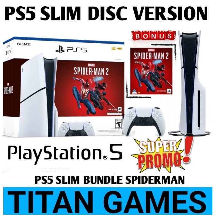 PS5 Slim Disc Version - PS5 Slim Console Digital Version - PS5 Console