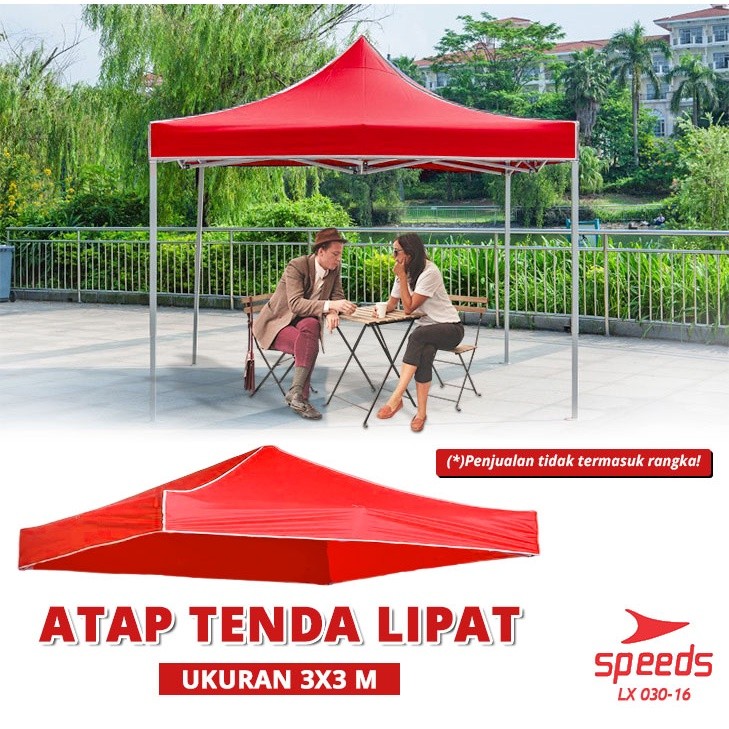 READY SPEEDS Terpal Tenda/Atap Tenda Lipat Jualan Tenda Bazar 3x3 Tenda Lipat Otomatis Tenda Bazar