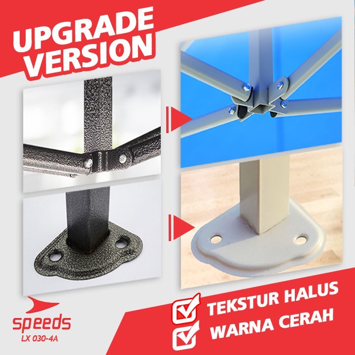 Bamboogrove_ Speeds Tenda Lipat 2.5 X 2.5.2 X 2 (16Kg) Tenda Bazar Pameran Gazebo Tenda Dagang