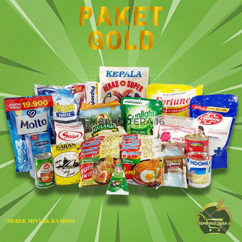 

Paket Gold Sembako Lengkap Bandung