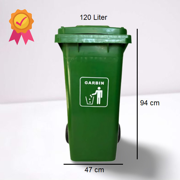 Tempat Sampah Garbin 240 liter / 120 liter / 100 liter / Dust Bin Roda