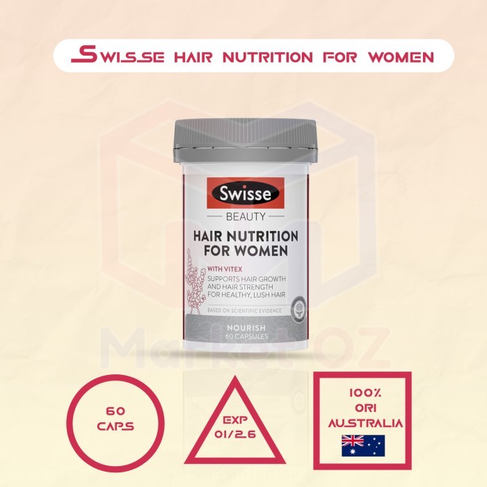 Swisse Hair Nutrition for Women 60 Capsules Australia