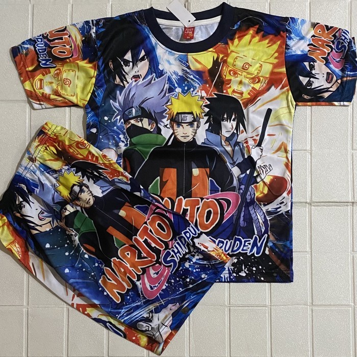 DISKON Baju anak motif naruto/Setelan naruto anak