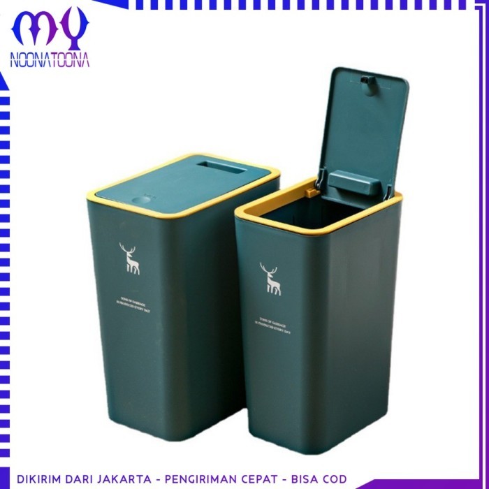 Tempat Sampah Ruangan Tempat Sampah Plastik Ukuran Besar Tutup Otomatis
