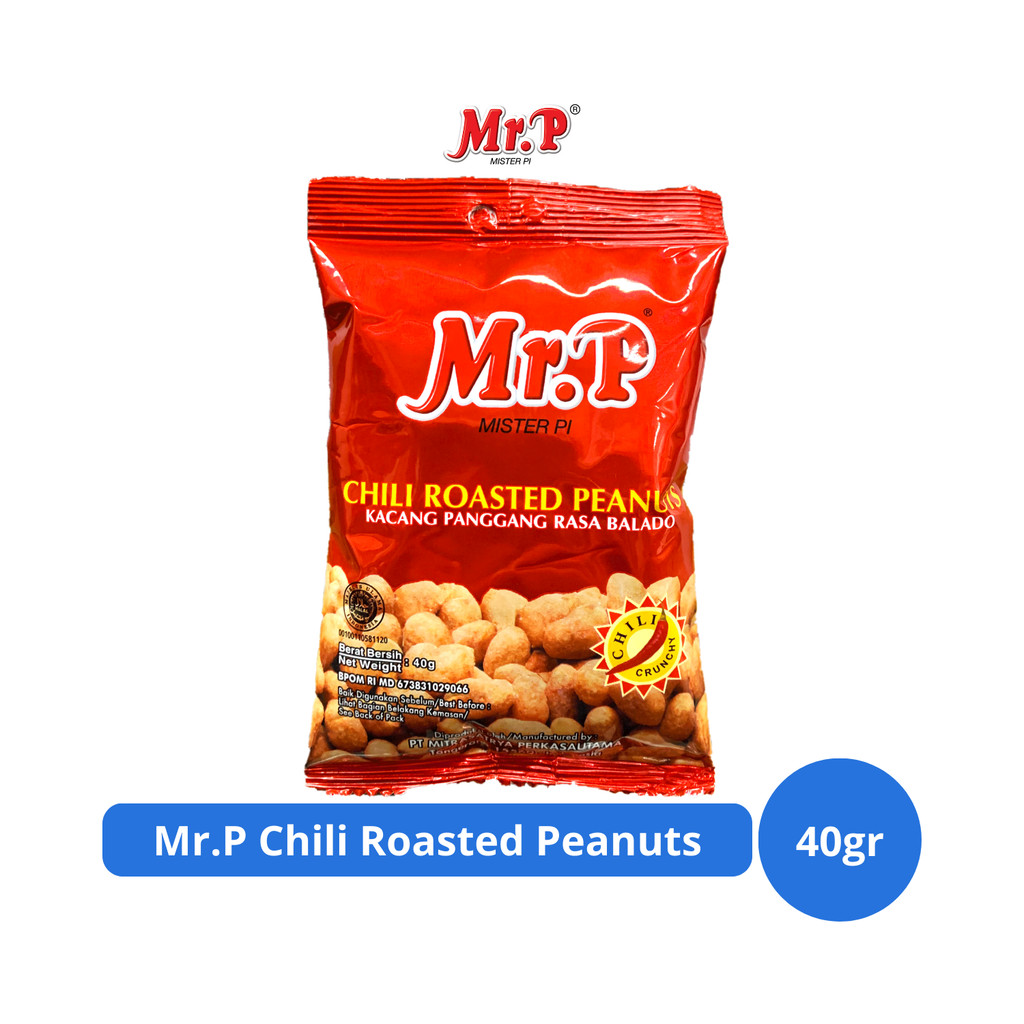 

Mr.P Chili Roasted Peanuts 40gr