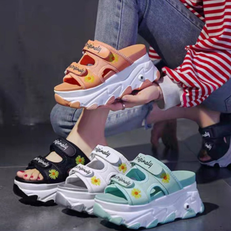 Sandals Import Premium Sndal Kekinian Swendal Remaja Tanggung Sandall Ank Trend Masa Kini Wandal Ans