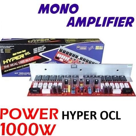 *$*$*$*$] Kit HYPER OCL 1000W Mono Power Amplifier + TR Toshiba Asli 1943-5200