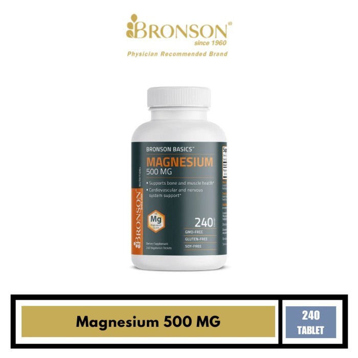 BRONSON Magnesium 500 mg - 240 Tablet
