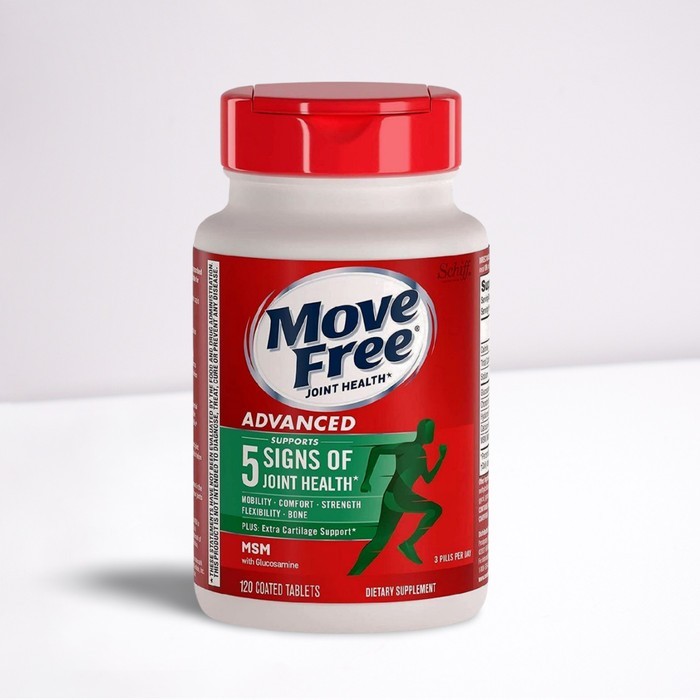 Schiff Move Free Advanced Joint Health Supplement Glucosamine Chondroitin Plus MSM Suplemen Sendi