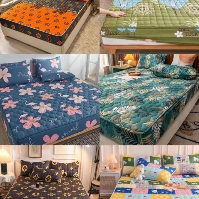 SPREI WATERPROOF SULTAN Anti Air Anti Geser 160x200 dan 180x200 GM