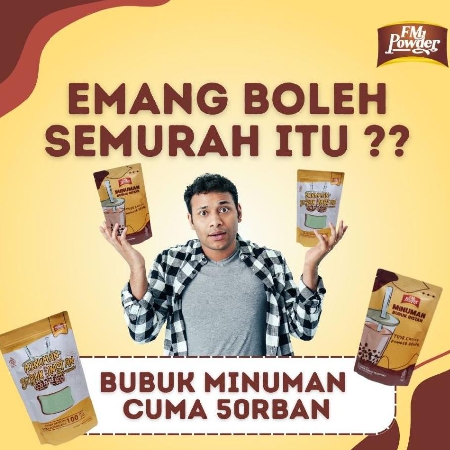 

BUBUK MINUMAN RASA 1KG / SERBUK MINUMAN RASA / BUBUK MINUMAN ANEKA RASA / BUBUK MINUMAN KEKINIAN