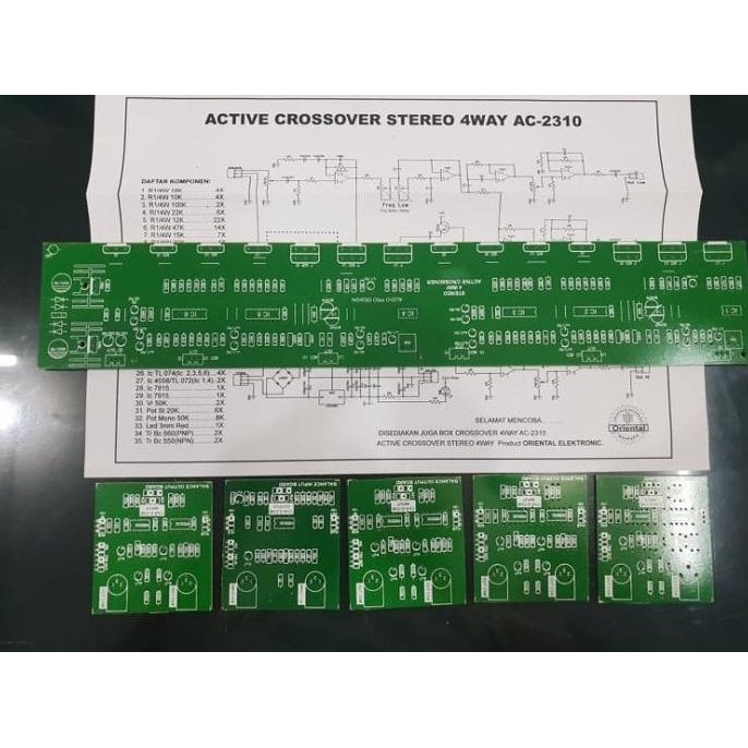 @=@=@=@=] PCB Active Crossover 4way