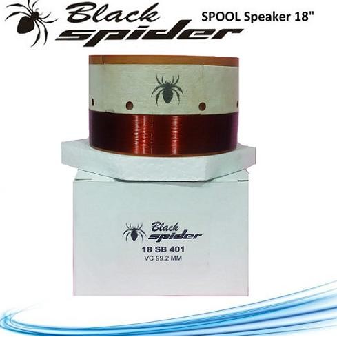 ((((()paling dicari] Spool voice Coil Spul Speaker 18 inch Black Spider 18 SB 401 VC 99.2MM