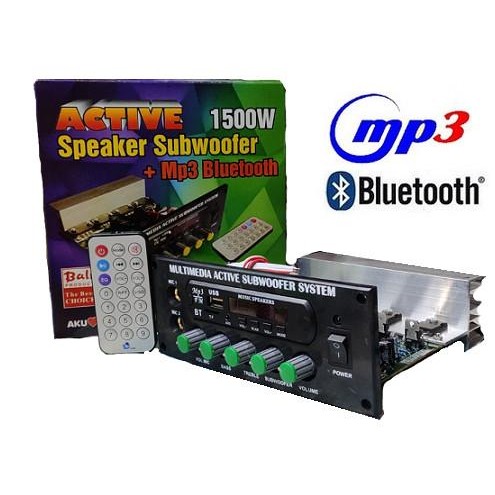 '+'+'+'+] Kit Speaker Active Subwoofer System 1500W PMPO + MP3 Bluetooth TIP3055