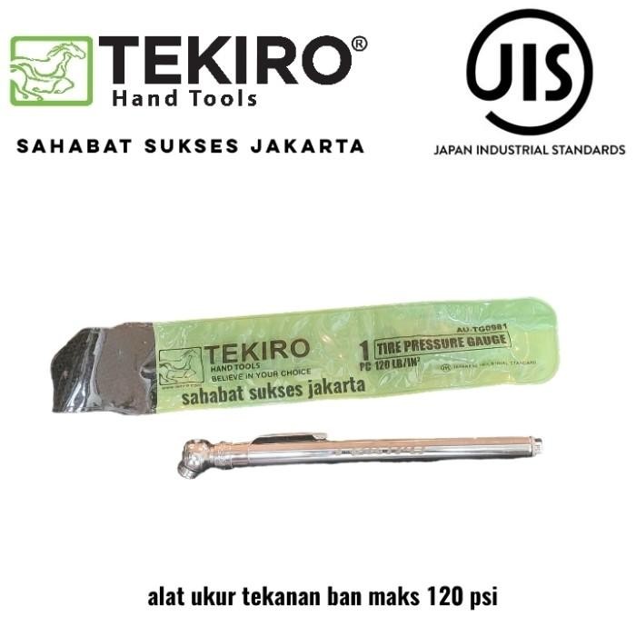 Tekiro Alat Ukur Tekanan Angin Ban Motor / Mobil 120 Lb