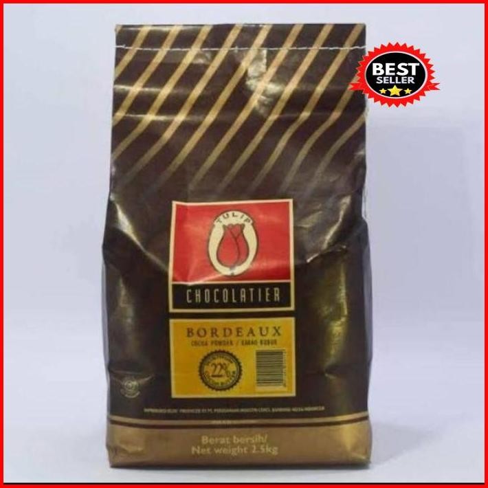 

Coklat Bubuk Tulip Bordeaux Repack 1Kg Terbaru 100 % Original