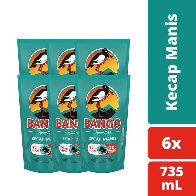 

Bango Kecap Manis 1000Gr Isi 6 - Soy Sauce Refill Termurah 100 % Original