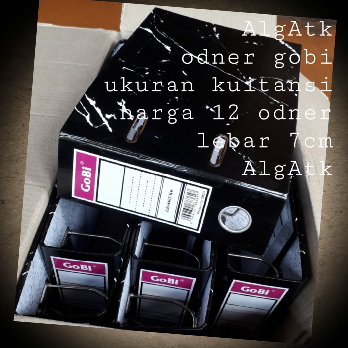 

Odner Gobi Size Kuitansi A5 Isi 12 Pcs Lebar 7cm.
