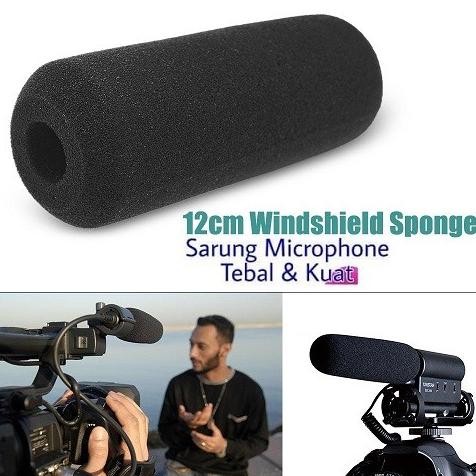 #####] Busa Microphone Spons Windshield Mic 12cm Cover Sponge Mic Interview